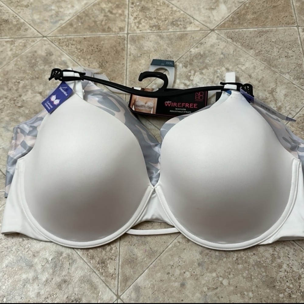 Hanes ComfortFlex Fit Dreamwire T-Shirt Bra, Size XXXL
